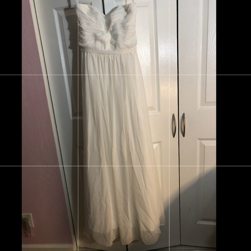 White long dress